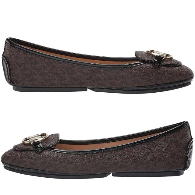 送料無料 マイケルコース フラット パンプス ぺたんこ ローヒール 歩き