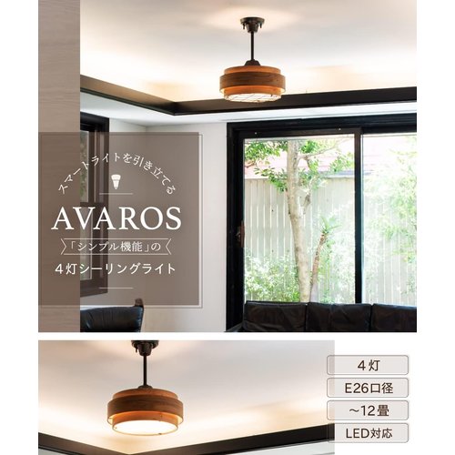 Ampoule シーリングライト 照明 おしゃれ 天然 応 インテリア
