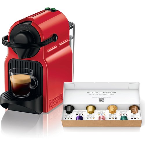 ネスプレッソ カプセル式コーヒーメーカー イニッシア 水タンク容量0.6L コンパクト 軽量 C40-RE-W ネスプレッソ カプセル式コーヒーメーカー イニッシア 水タンク容量0.6