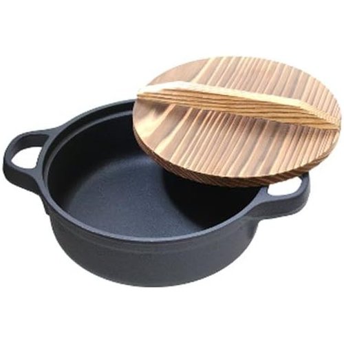 及源 南部鉄器 すき焼ぎょうざ兼用鍋 26cm IH対応 CA-4_2