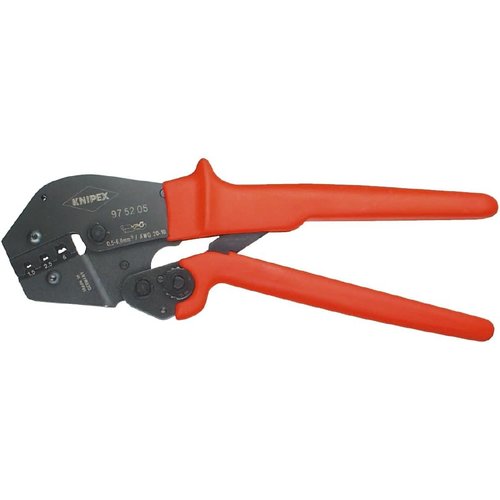 KNIPEX クニペックス ファストン・ギボシ用 圧着 m2 プラスティックコーティングハンドル 9752-05
