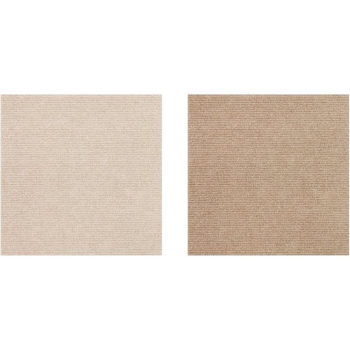 おくだけ撥水吸着タイルマット 25×25cm 100枚セット ライトベージュ×ベージュ