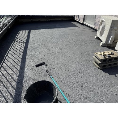 丸長商事 力強さテック 粉体雨合羽&amp;防さび防御すること厚地の外套材 薄墨色厚地の外套 水溶性 4kg