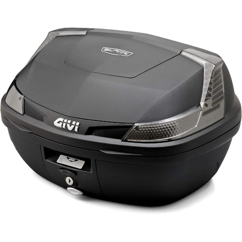 GIVI ジビ バイク リアボックス モノロック 47 47NTML 未塗装ブラック スモークレンズ 76885