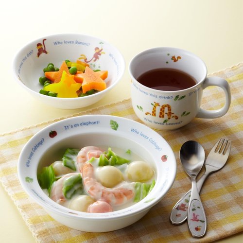 NARUMI ナルミ 子供用 食器セット みんなでたべ 電子レンジ 食洗機対応 日本製 40433-33139_7