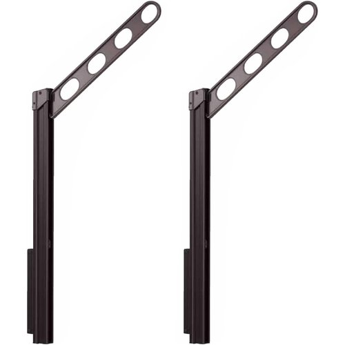 川口技研 腰壁用物干し ホスクリーン GP-45-DB ダークブロンズ 2本1組