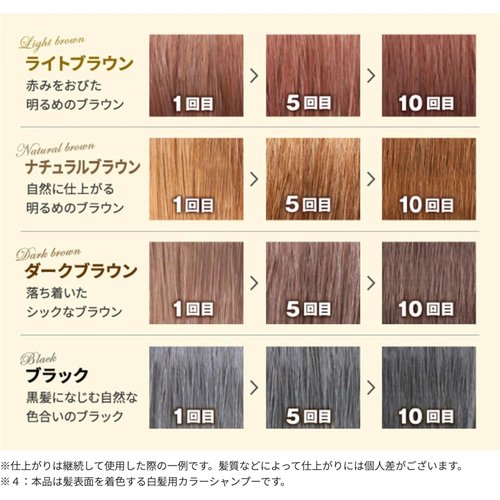 Sastty白髪用 利尻カラーシャンプー お徳用 500ml ダークブラウン_5