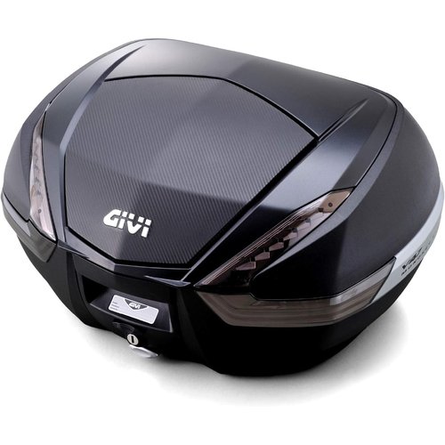 GIVI ジビ バイク リアボックス モノキー 47L 装ブラック カーボン調パネル スモークレンズ 92472
