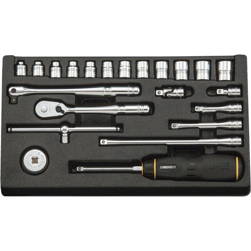 京都機械工具 KTC ネプロス ソケットレンチセット NTB222XA 差込角:6.3mm 22点 1セット
