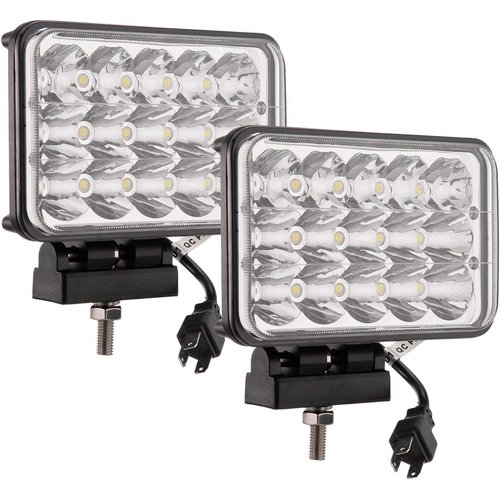 トレーラーの作業灯 15連 45W Hi／Loビーム プに適用 IP68防水 2個セット Lightronic