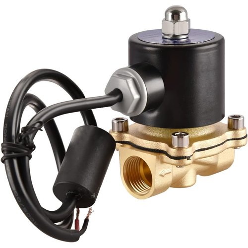 Heschen 黄銅 電磁弁 2W-160-15J 直 110VAC PT1／2 常閉式 圧縮空気 水 水空気