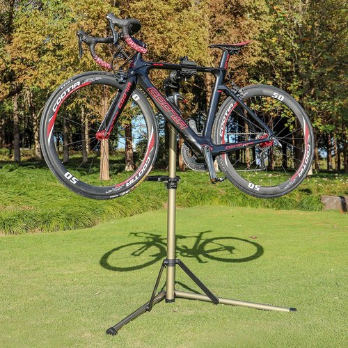 CXWXC 自転車 メンテナンススタンド 安定感 高さ 付 軽量 コンパクト 収納、持ち運びに便利 RS-100