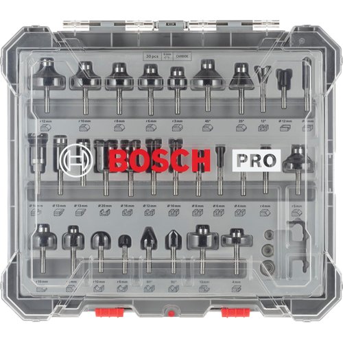ボッシュ BOSCH ルーター・トリマービットセット 30種・30本入 2607017474
