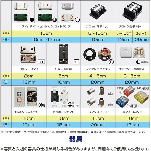 ホーザン HOZAN 令和8年 第一種電気工事士技能試 練習用部材 DK-61 1回セット 特典ハンドブック付
