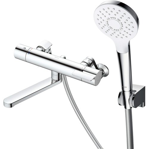 TOTO 浴室用 壁付サーモスタット混合栓 コンフォー ウェーブシャワー めっき 一般地向け TBY01404J