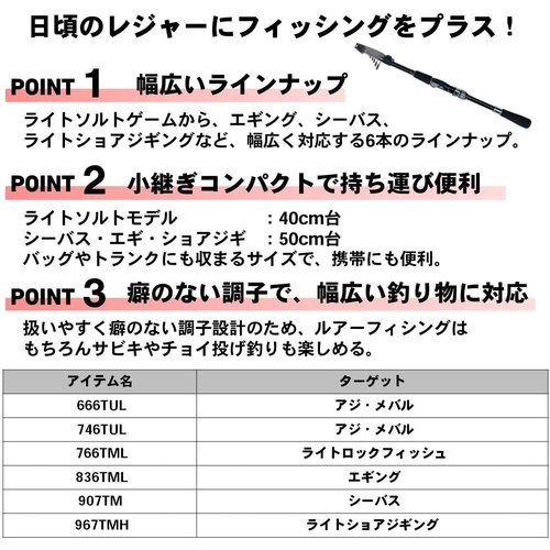 ダイワ DAIWA 振り出しルアーロッド CROSSBEAT SW_2