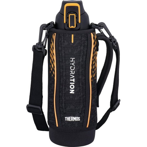 サーモス 水筒 真空断熱スポーツボトル 1L ブラックオレンジ 保冷専用 FHT-1001F BKOR