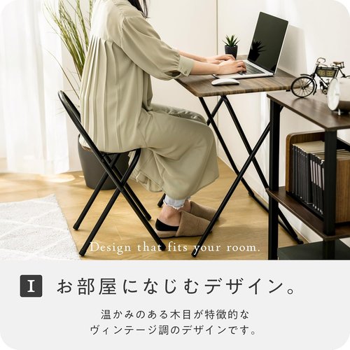 武田コーポレーション デスク・チェア・折りたたみ・ブー ーセット VBR T9-DC70VBR 70×48×70_2