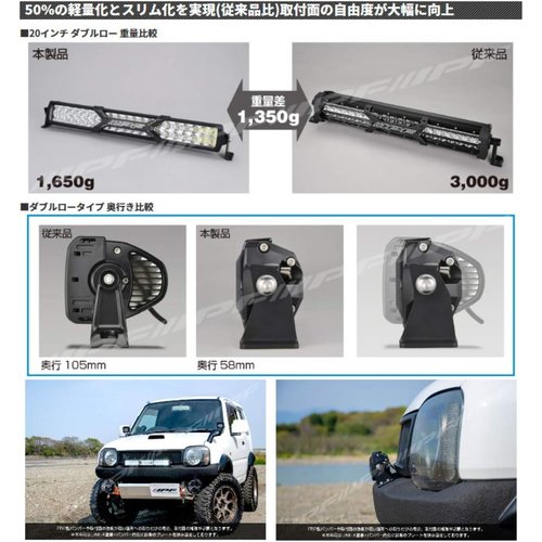 IPF フォグランプ 作業灯 ワークライト LED ラ ト 12V用 爆光 NEW 600S