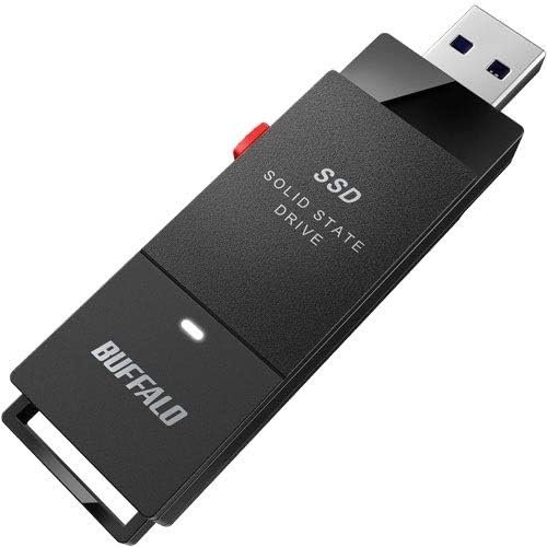 バッファロー SSD-PUT500U3-BKA TV対応 PC向USB3.2 Gen1 スティック型外付SSD