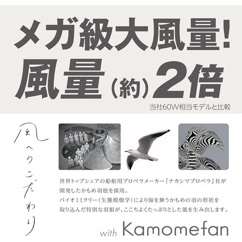 ドウシシャ サーキュライト メガシリーズ E26モデル 5段階 風量5段階 リモコン付き 昼光色、昼白色、電球色_6