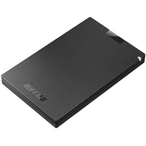 BUFFALO USB3.2 Gen1 Type-A tion SSD SSD-PG1.0U3-BC ブラック