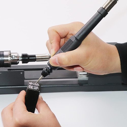 Weytoll ミニ旋盤手作り ビーズポリッシャー機 ー機木工クラフトDIYロータリーツールユニバーサルセット_1