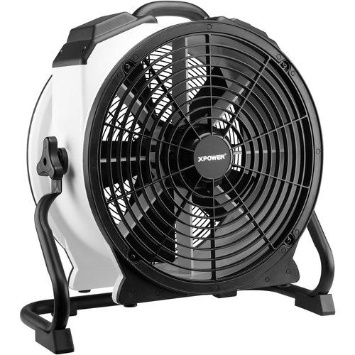 XPOWER FC-420 ホワイト18インチ内蔵密閉 フェッショナル空気循環ファン、フロアブロワー、軸流ファン