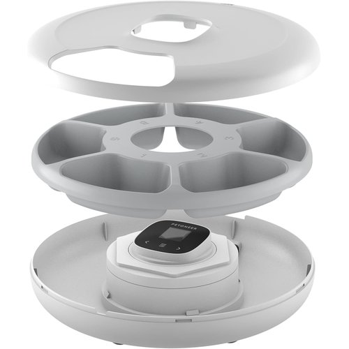 Petoneer NutriSpin 6 Meal P 犬猫お留守番対策 お手入れ簡単 自動餌やり機 ペット用品_2