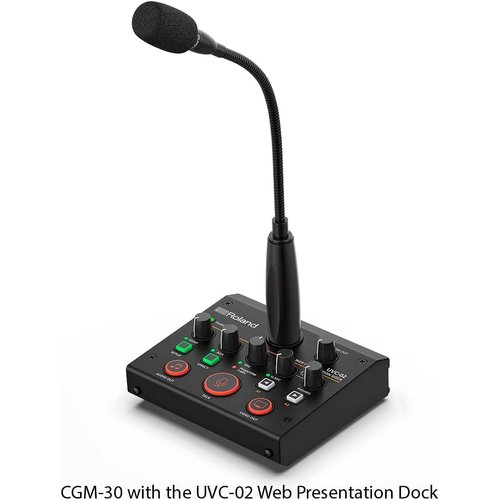 Roland ローランド グースネック型コンデンサーマイク CGM-30 Web会議 ライブ配信_1