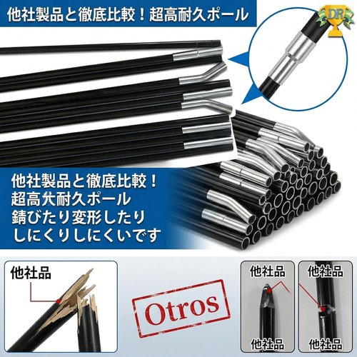 ゴルフ練習ネット 大型 折りたたみ式 高耐久テトロン 3.6m x 奥行2m x 高さ2.1m 収納バッグ付属_2