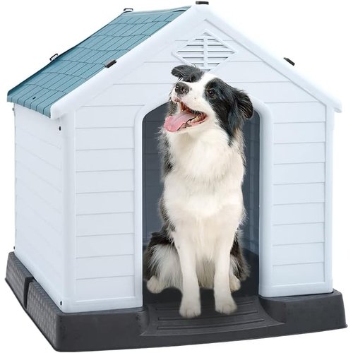 犬小屋 中小型犬用 犬舎 組立式 ペットハウス プラス い 組立簡単 洗えるド 家庭／テラス／裏庭／室内／屋外用