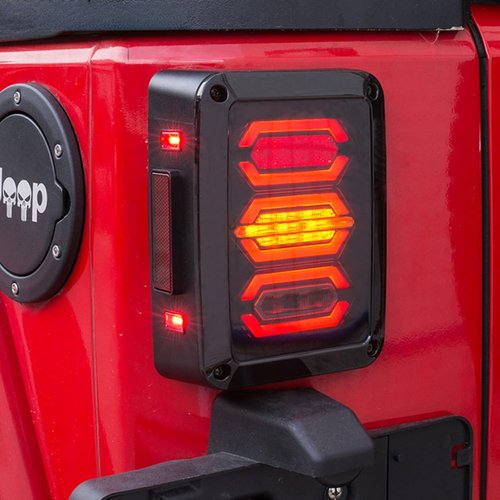 ジープ jkラングラー テールランプ テールライト バ ランプ 多機能マーキング付き ２本セット A Style