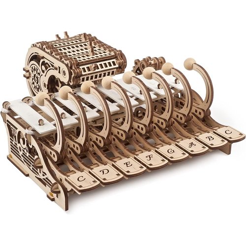 Ugears メカニカルチェレスタ 70178 木製パズル 工作 模型 接着剤工具不要 中級 大人