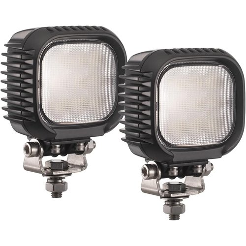 除雪機 led作業灯 直径100mm 63W IP69 ッドライト 重機補助灯 12v 24v 兼用 2個セット