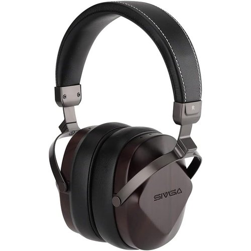 SIVGA Oriole 木製イヤーカップ ダイナミック型 密閉型 有線 ヘッドホン ブラック