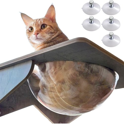 小動物用品 POOKIE 吸盤式キャットタワー 約20kg耐荷重 宇宙船