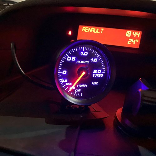 CAMMUS ブースト計 ブーストゲージ 60？ OBD2 マルチカラー切替機能付 BMW、MINI_4