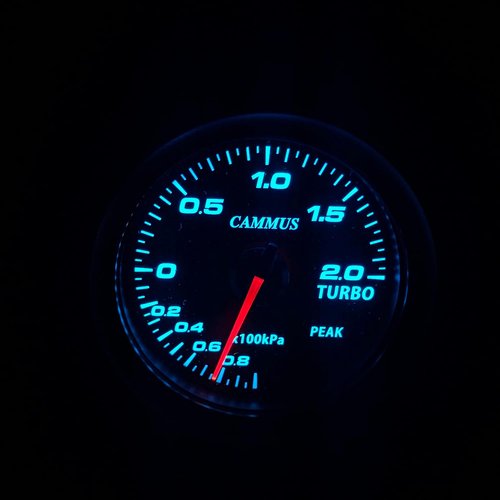 CAMMUS ブースト計 ブーストゲージ 60？ OBD2 マルチカラー切替機能付 BMW、MINI_5