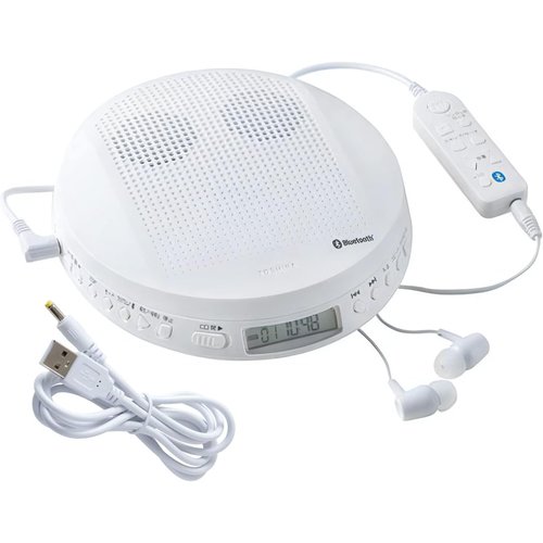 東芝 ポータブルCDプレーヤー ホワイト TY-P50 W