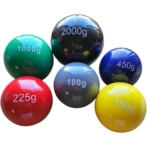 野球トレーニングボール ウエイトボール 6球 100g150g225g450g1000g2000g