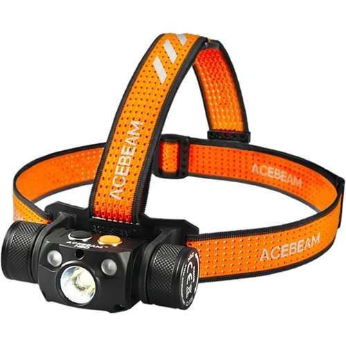 ACEBEAM H30 LED ヘッドライト 明るい 用 頭につける ライト クールホワイト6500K+赤+緑
