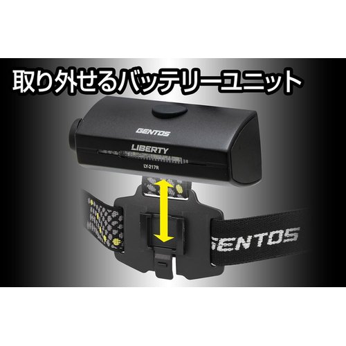 GENTOS ジェントス LED ヘッドライト USB バティ LY-033HD／LY-186R／LY-217R_4