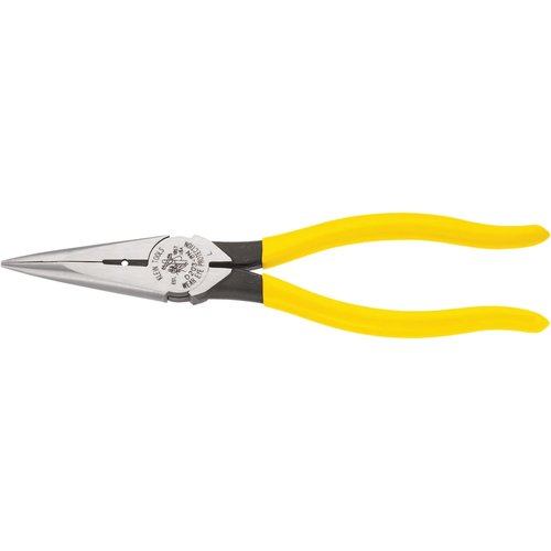 KLEIN TOOLS クラインツールズ 強力型ロングノーズプライヤー サイドカット 220mm D2038