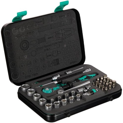 Wera ヴェラ 05003533001 ｜ 8100 lop スピードラチェット1／4 セット ミリ 42点