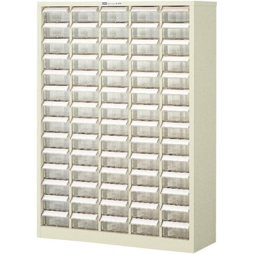 ホーザン HOZAN パーツキャビネット 部品ケース 引出し70個 見出しカード、転倒防止用金具付 B-415