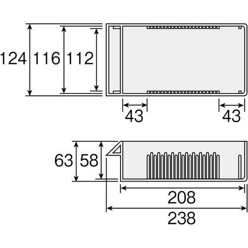 ホーザン HOZAN パーツキャビネット 部品ケース 引出し70個 見出しカード、転倒防止用金具付 B-415_1