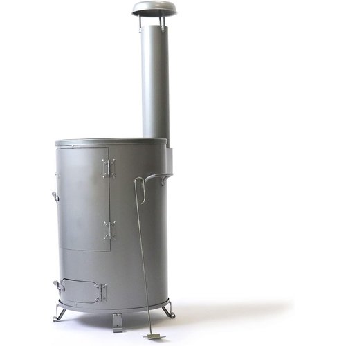 サンカ クッキングストーブ シルバー 幅46×奥行51 さ118cm OS-0673 防災 キャンプ アウトドア