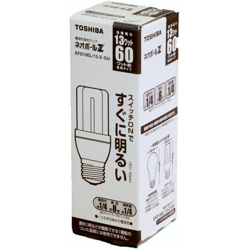7箱セット】東芝 ネオボール 電球形蛍光ランプ 電球60ワットタイプ