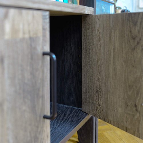 白井産業 長年使いこんだような雰囲気の古材風シート 艶 .1 奥行35.6cm VNT-1260D ビエンテージ_8